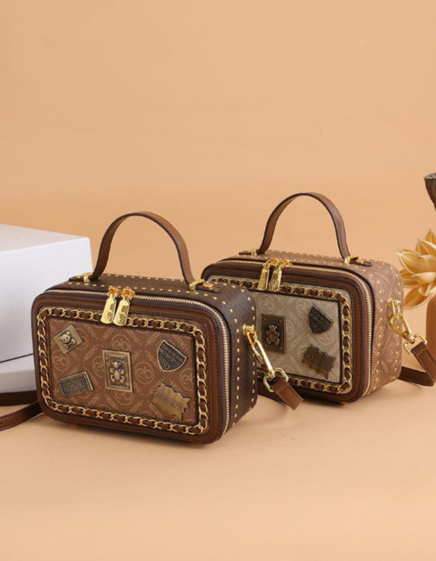 Celestia – Vintage patchwork charm – Crossbody handbag