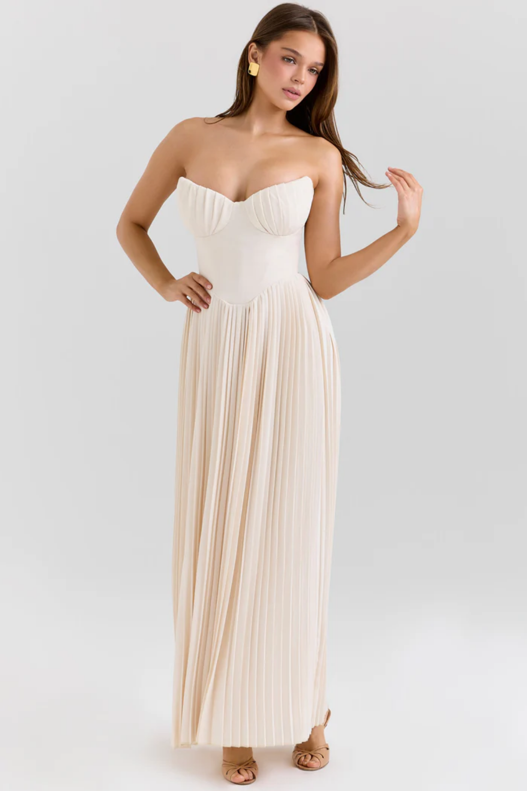 Lynne – Pleated design – Maxi dress