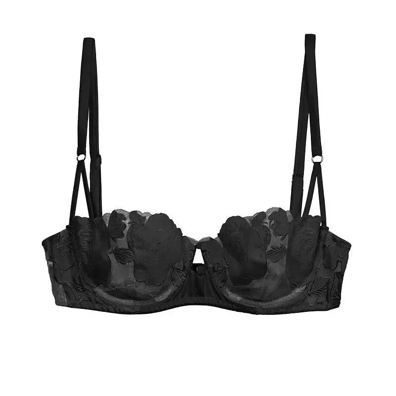 Adrisse – Embroidered balconette – Bra-10174862098759-Ivory Ombre