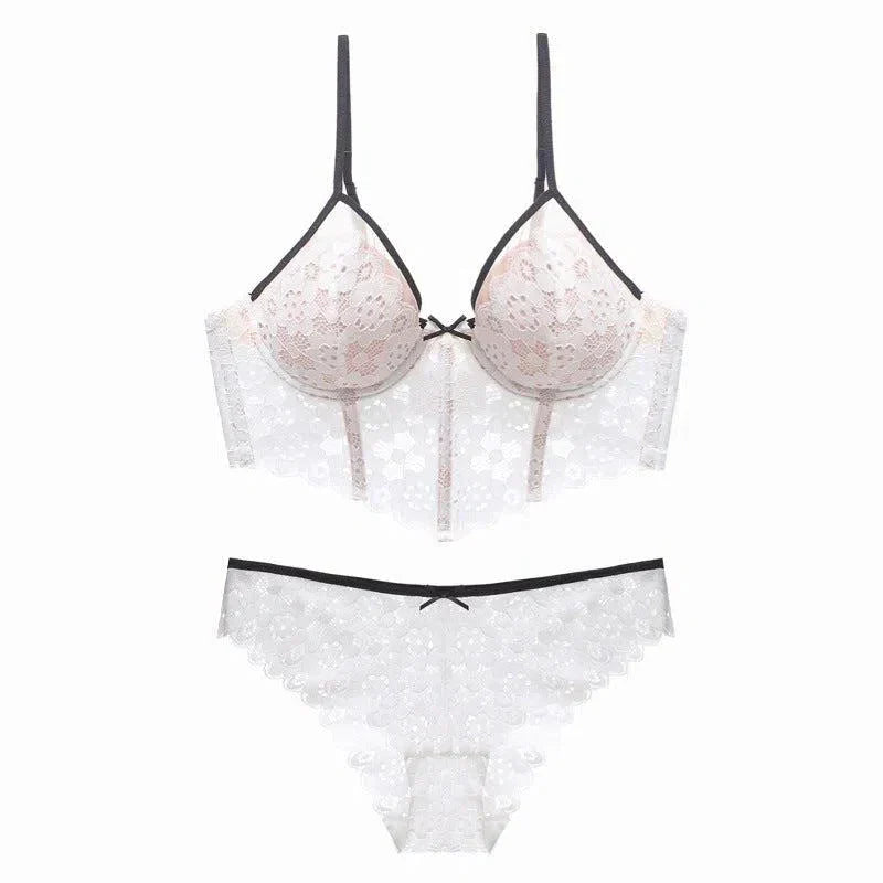 Amadeline – Cupped cami – Lingerie set-10174860984647-Ivory Ombre
