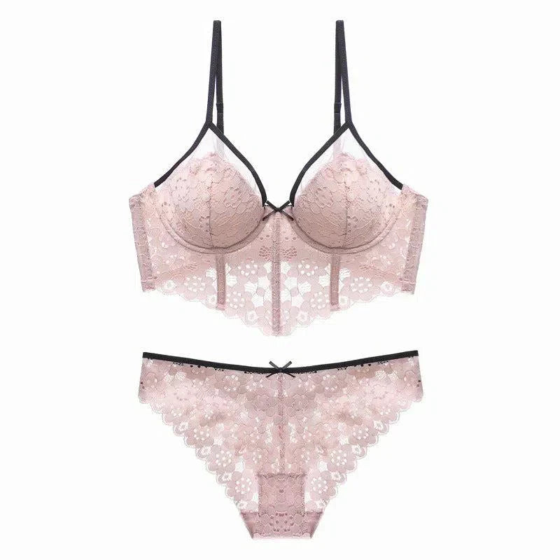 Amadeline – Cupped cami – Lingerie set-10174860984647-Ivory Ombre
