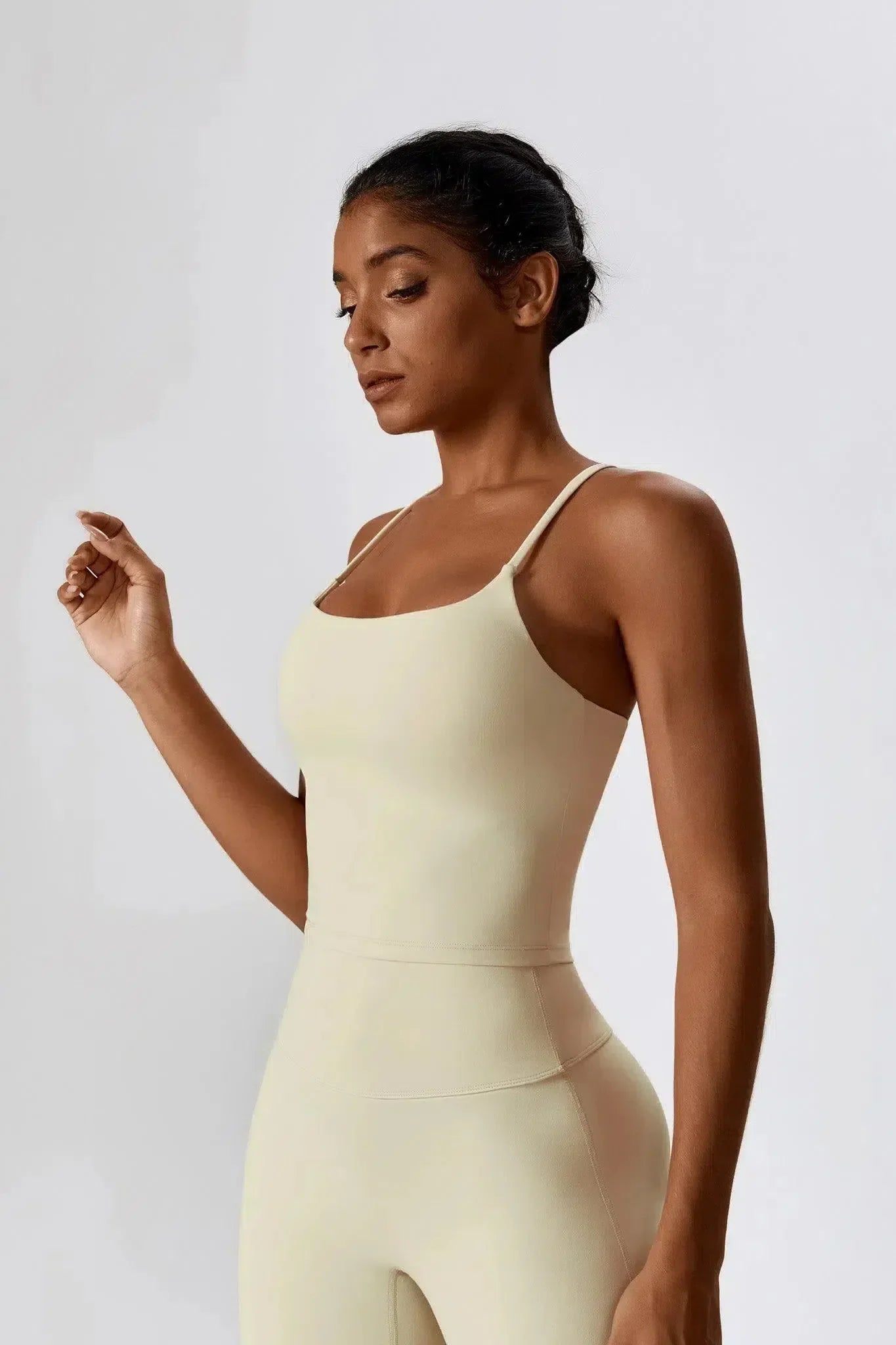 Amihan – Scoop neckline – Gymwear top-10174780473671-Ivory Ombre