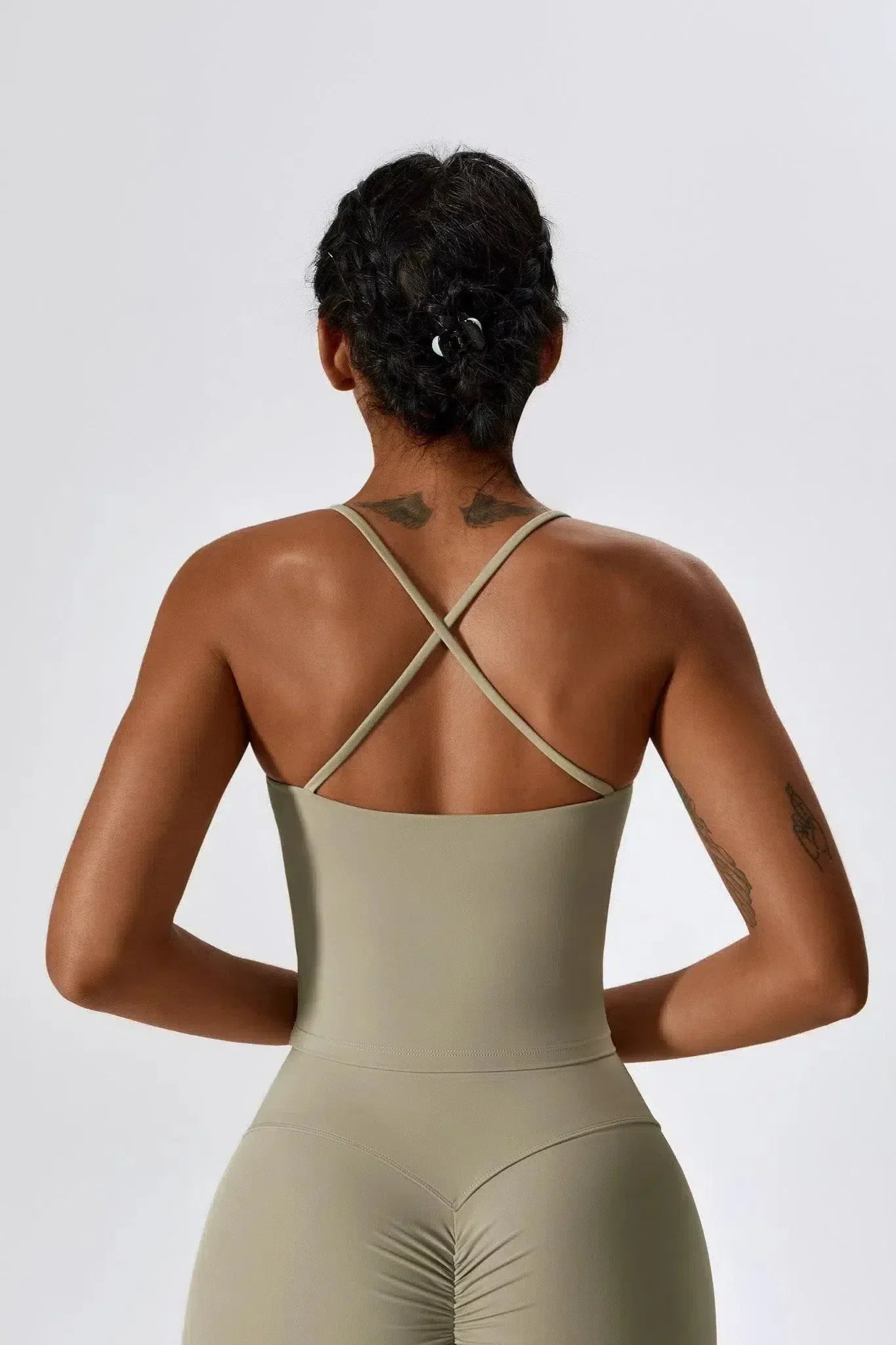 Amihan – Scoop neckline – Gymwear top-10174780473671-Ivory Ombre