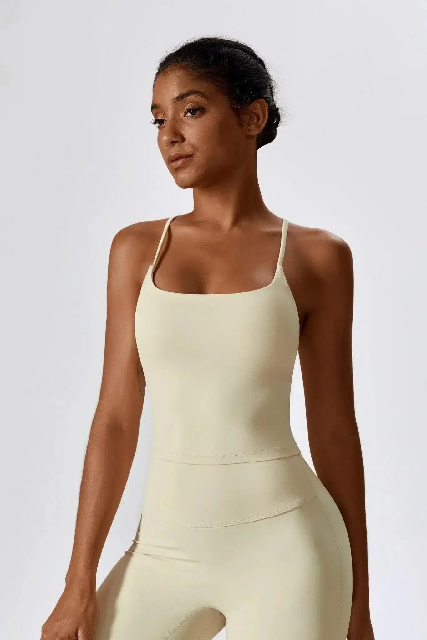 Amihan – Scoop neckline – Gymwear top-10174780473671-Ivory Ombre