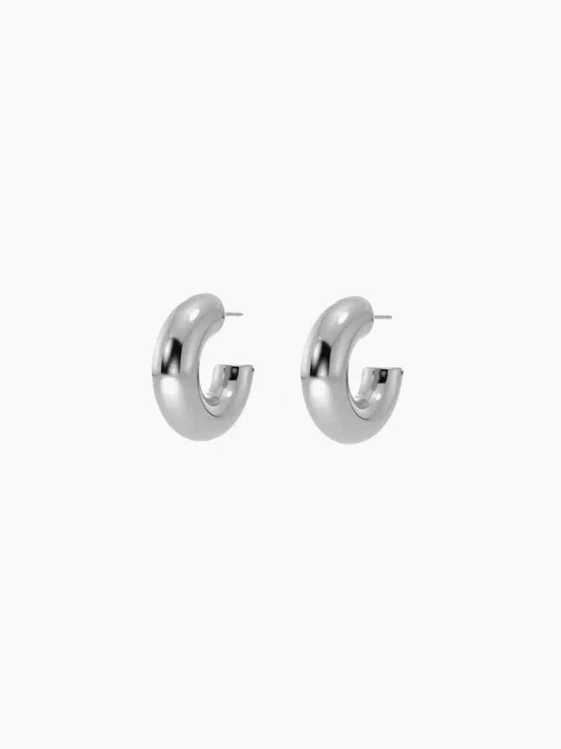Amore – Chunky design – Hoop earrings-10173354639687-Ivory Ombre