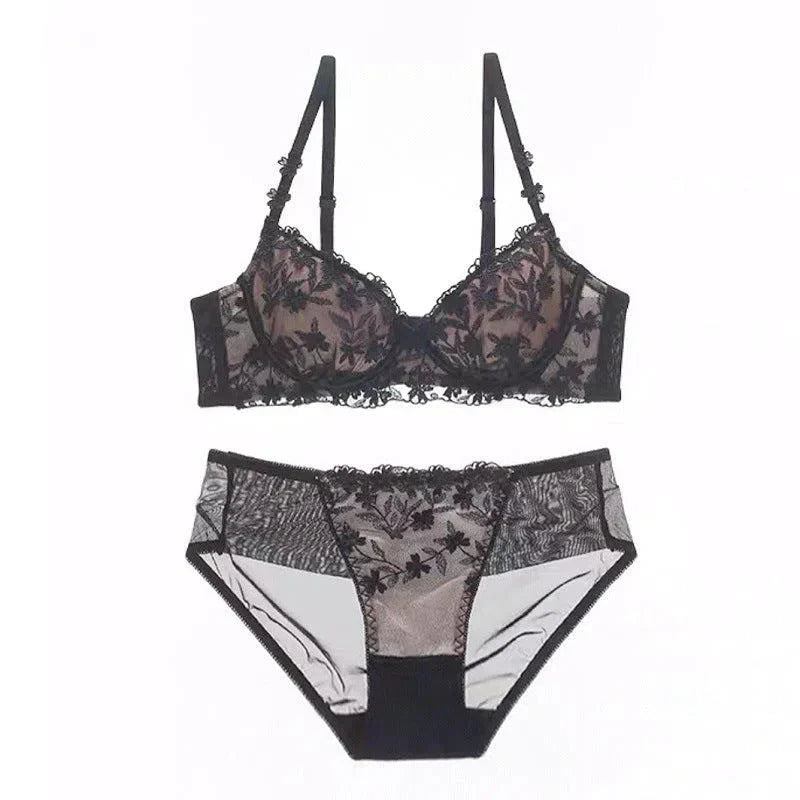 Amorette – Floral push-up – Lingerie set-10174861902151-Ivory Ombre
