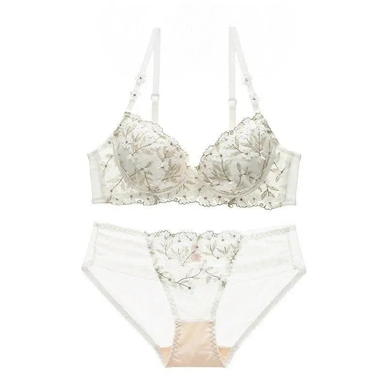 Amorette – Floral push-up – Lingerie set-10174861902151-Ivory Ombre
