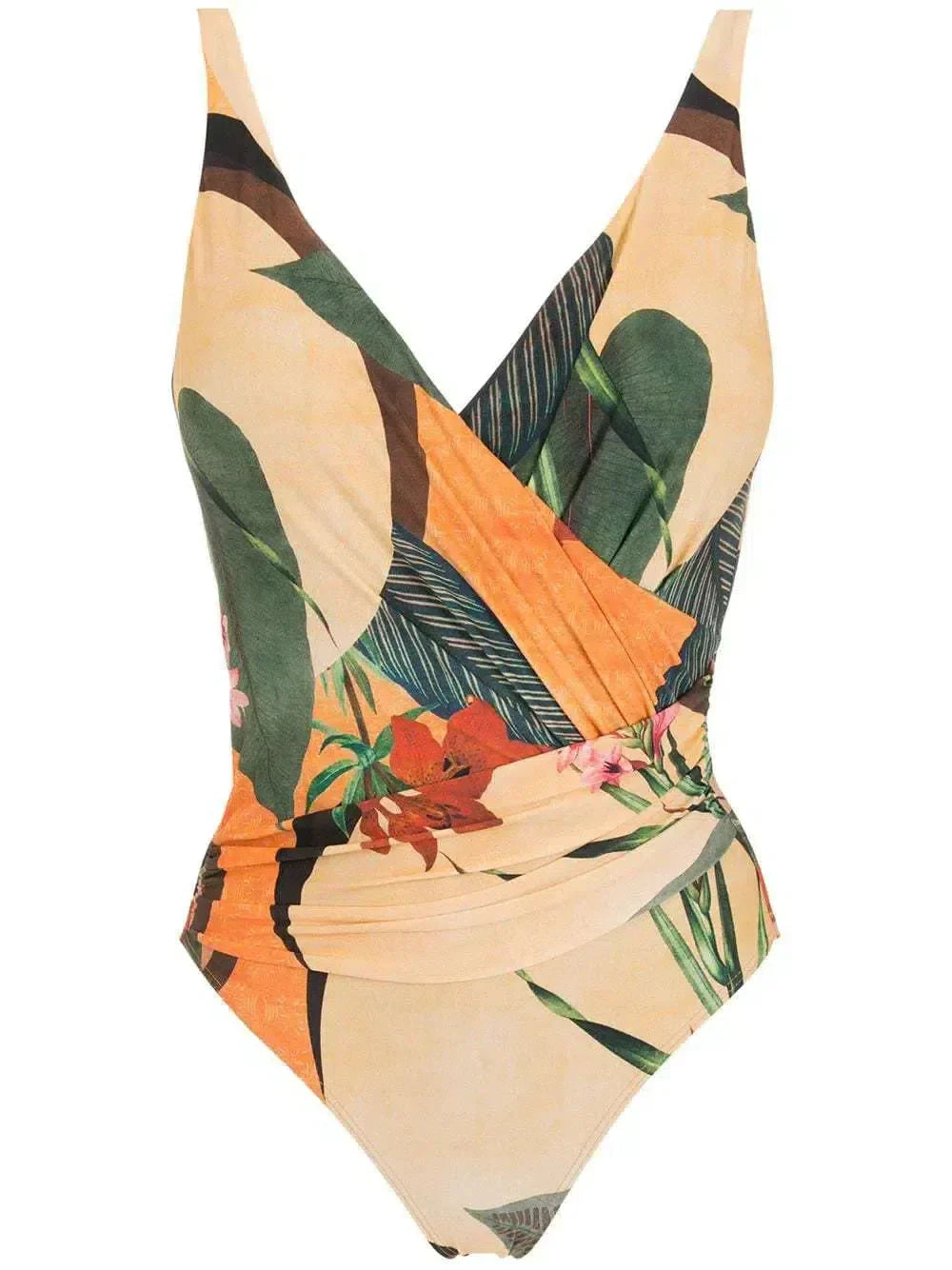 Annabelle – Wrap-style design – Swimsuit set-10174705238343-Ivory Ombre