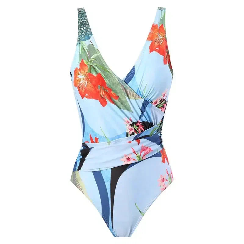 Annabelle – Wrap-style design – Swimsuit set-10174705238343-Ivory Ombre