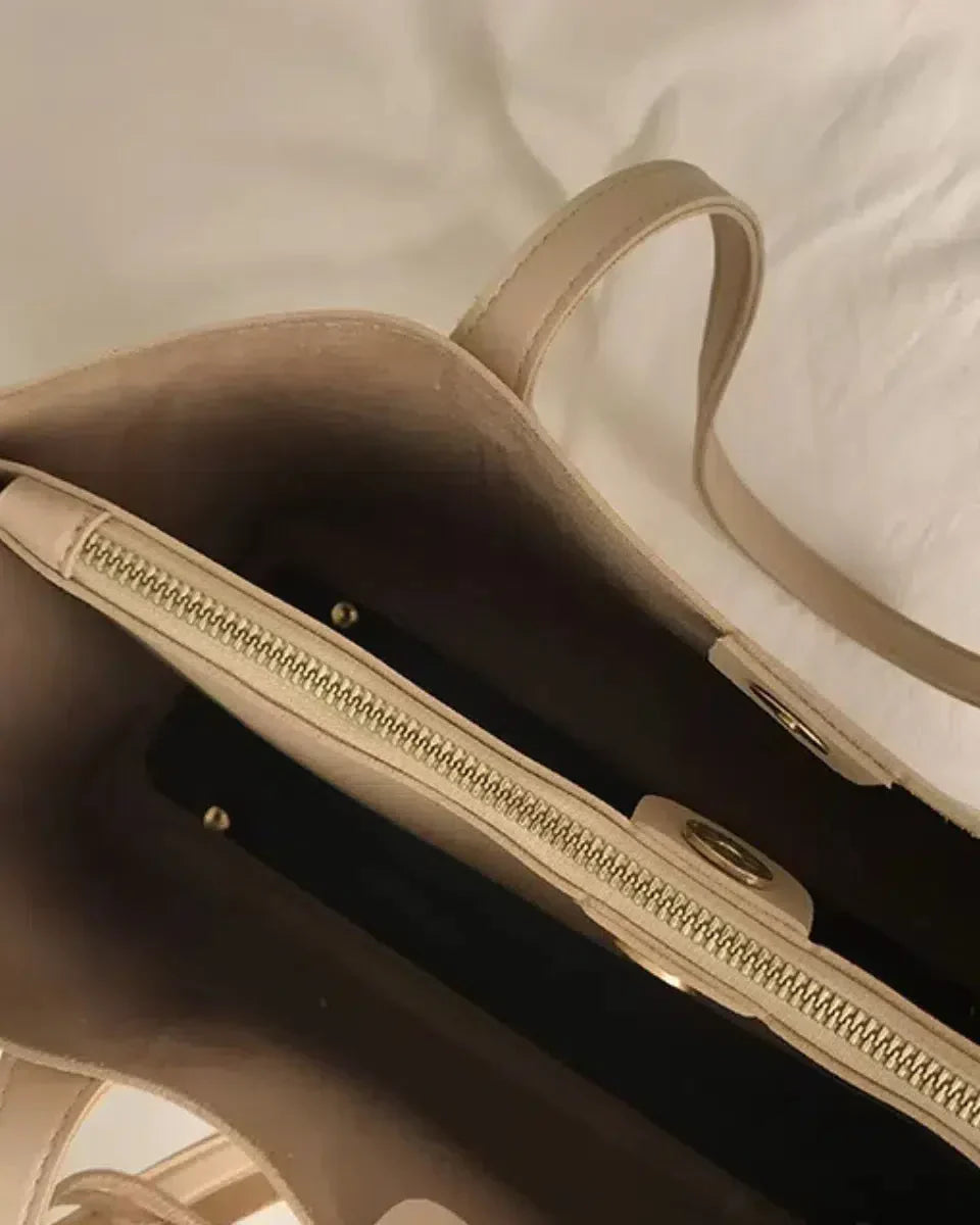 Annelies – Timeless retro design – Tote bag-10174666801479-Ivory Ombre