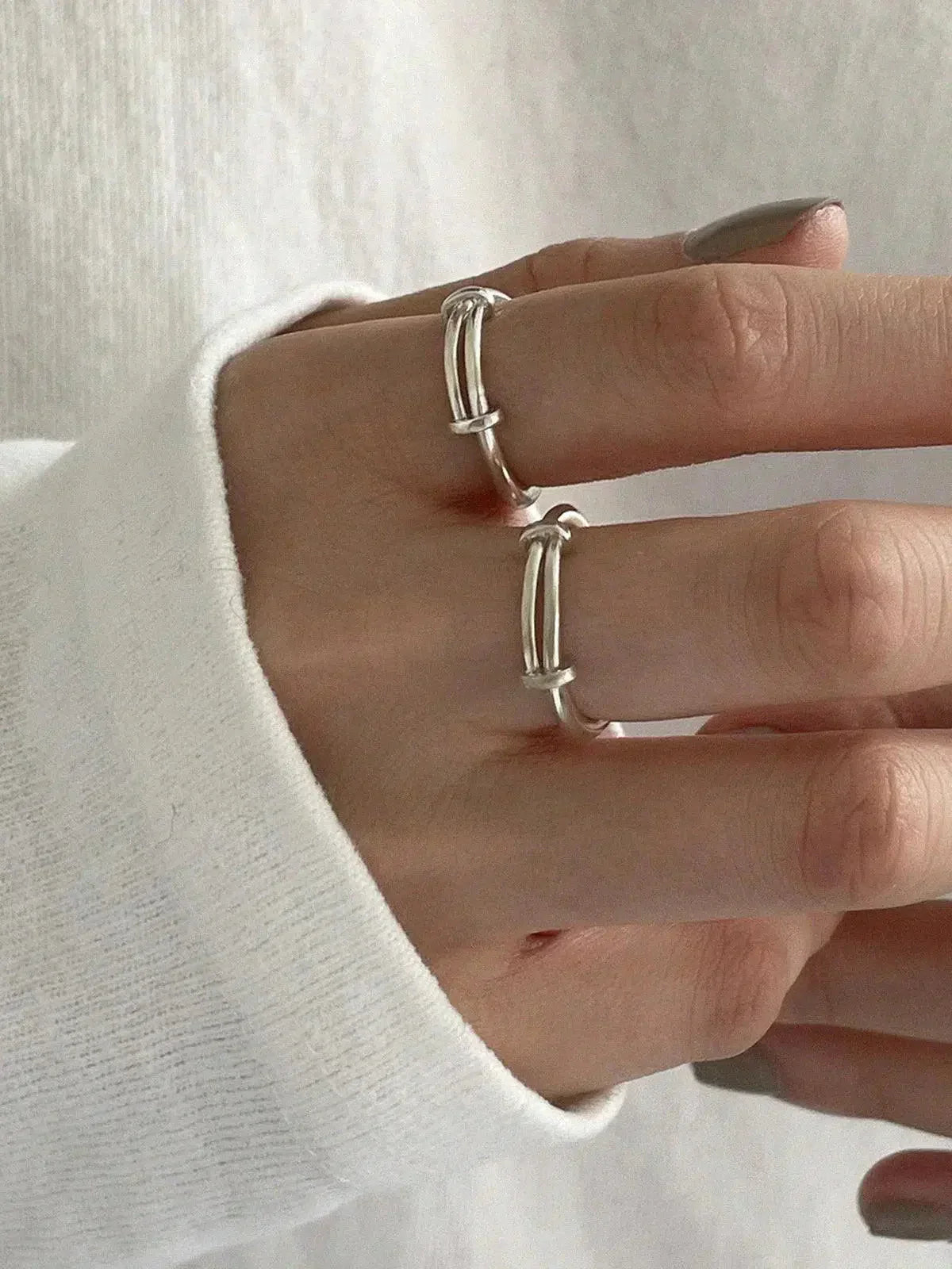 Auressa – Minimalist design – Adjustable ring-10173353951559-Ivory Ombre