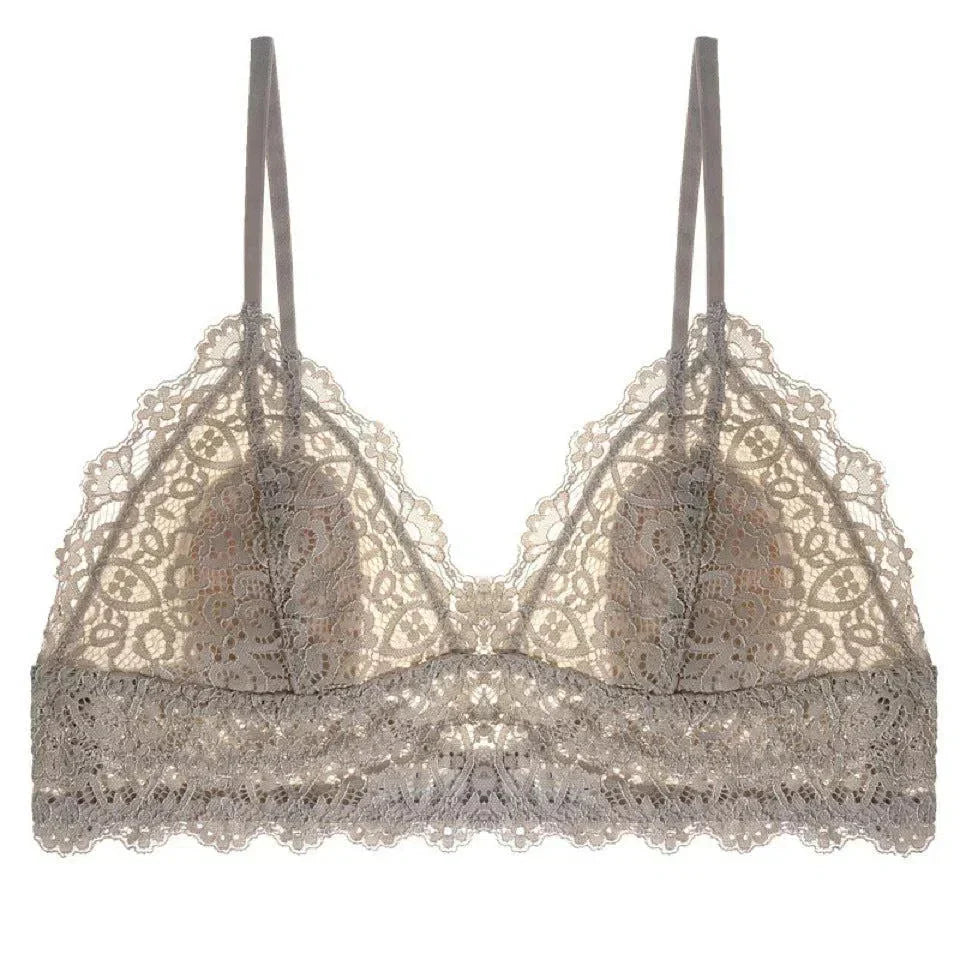 Avelia – Spaghetti strap lace – Bralette-10174862131527-Ivory Ombre