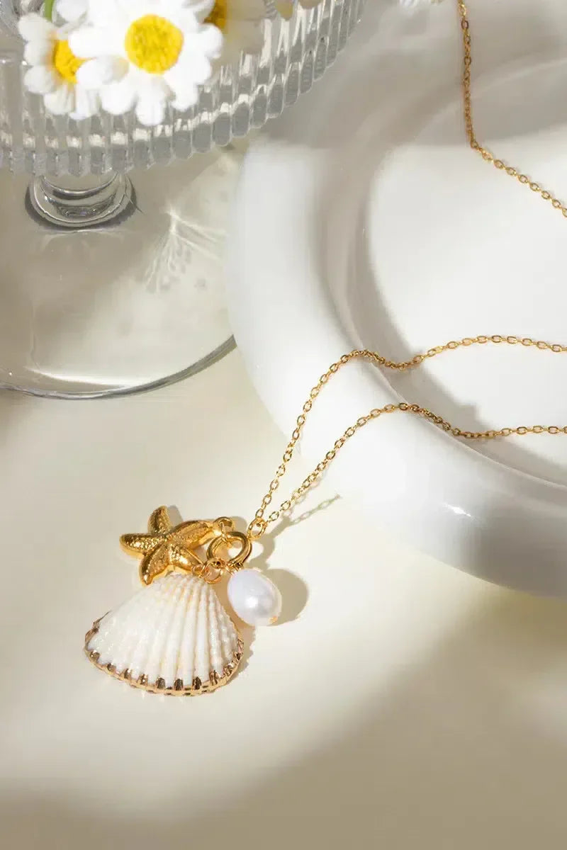 Avenya – Starfish pearl – Necklace-10173355032903-Ivory Ombre