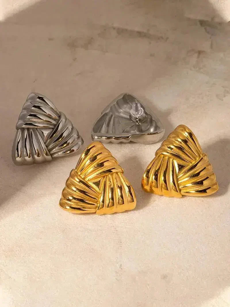 Bellina – Triangle design – Vintage earrings-10173354672455-Ivory Ombre