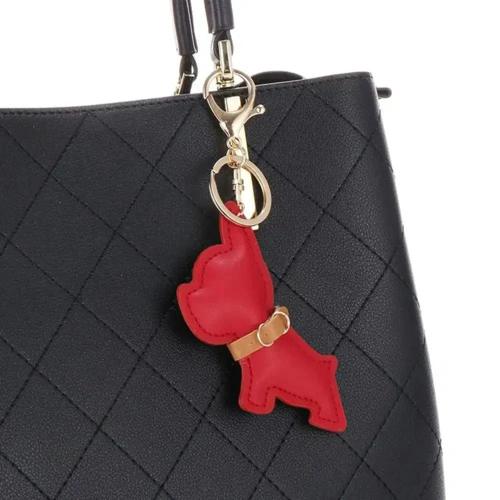 Bulldog – Adorable design – Bag charm-10174682857799-Ivory Ombre