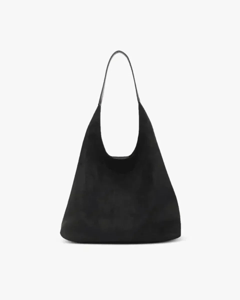 Cassia – Versatile timeless design – Suede bag-10174666637639-Ivory Ombre