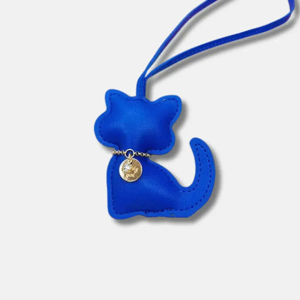 Cat – Playful cat design – Bag charm-10174671061319-Ivory Ombre
