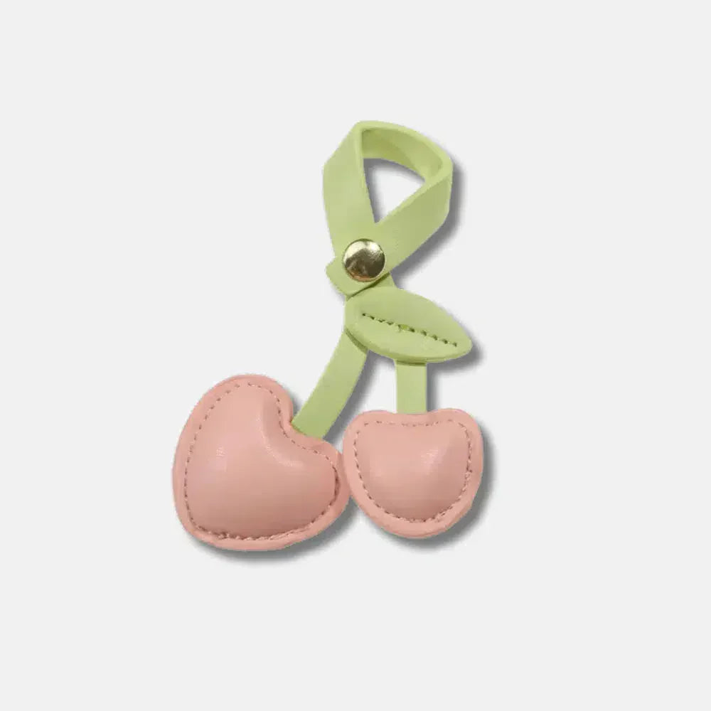 Cherry – Playful cherry design – Bag charm-10174667882823-Ivory Ombre