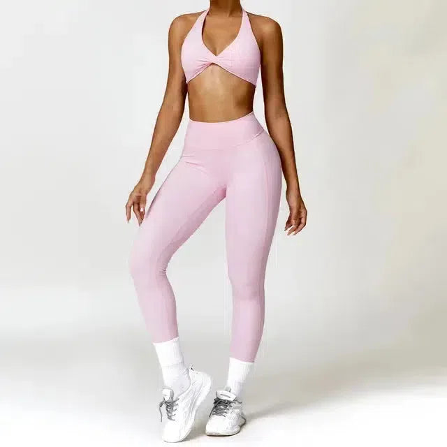 Cinzia – Vibrant Hues – Alluring Fitness Set-10174860558663-Ivory Ombre