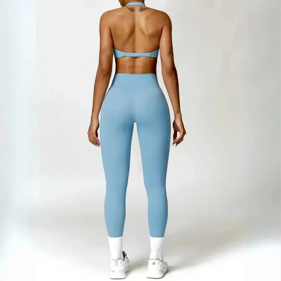 Cinzia – Vibrant Hues – Alluring Fitness Set-10174860558663-Ivory Ombre