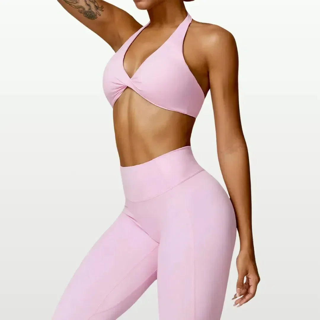 Cinzia – Vibrant Hues – Alluring Fitness Set-10174860558663-Ivory Ombre