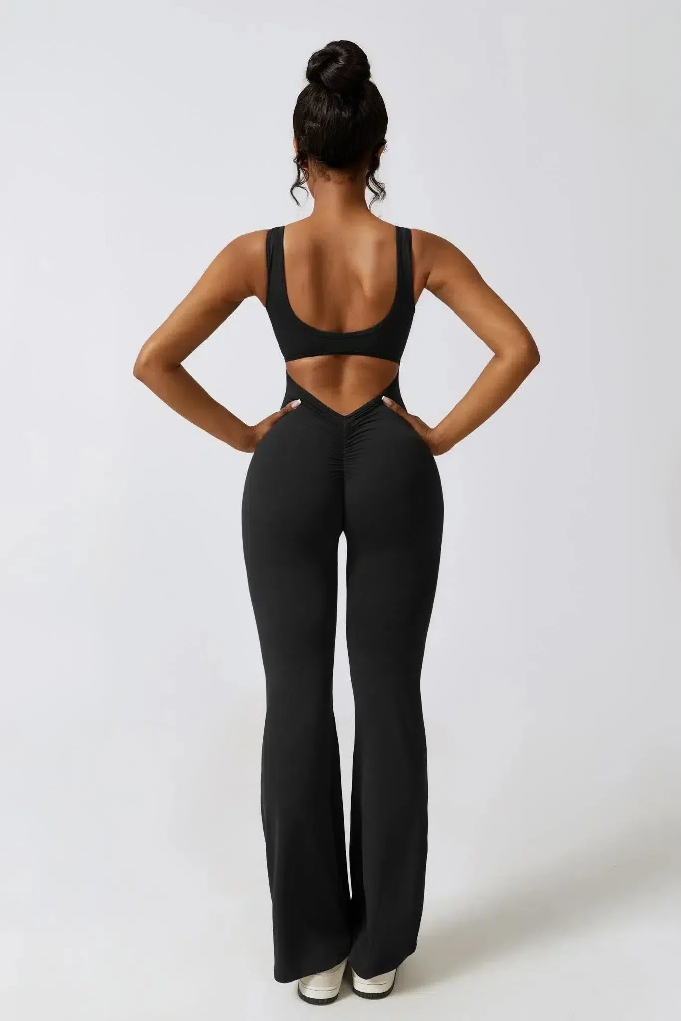 Circe – Sleeveless fit– Activewear jumpsuit-10174779425095-Ivory Ombre