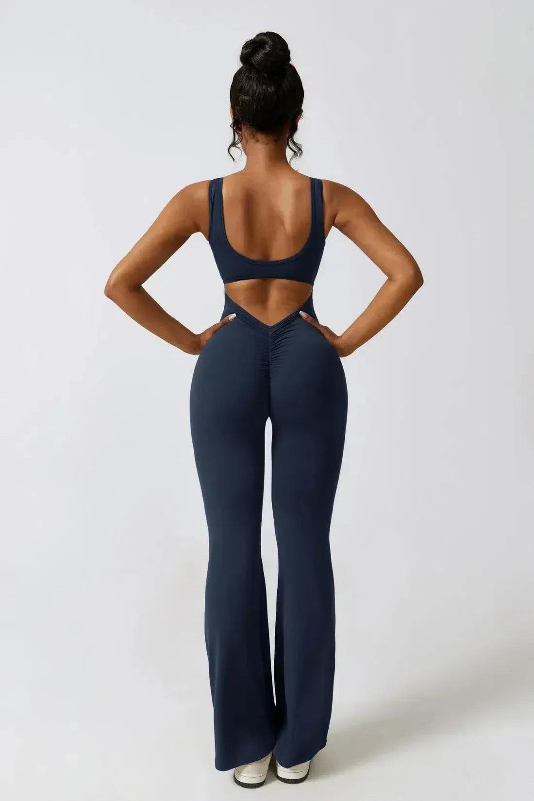 Circe – Sleeveless fit– Activewear jumpsuit-10174779425095-Ivory Ombre