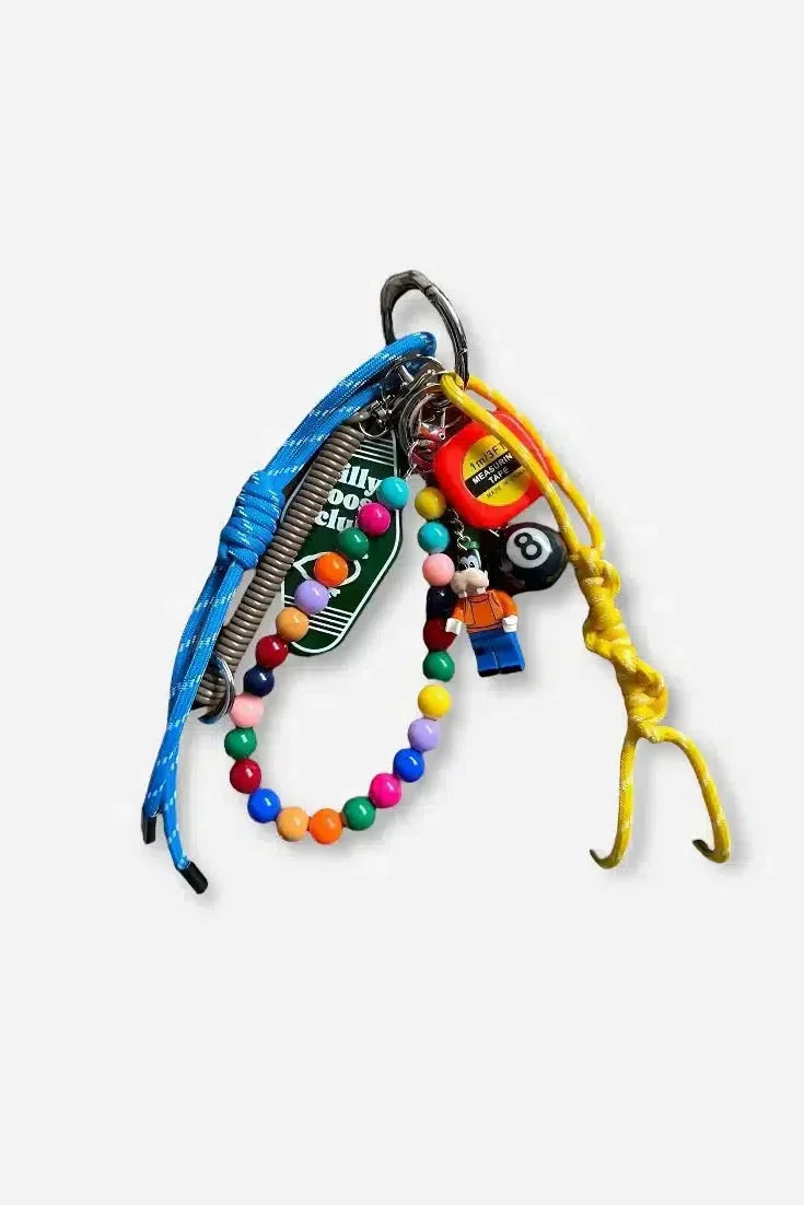 Colorful Goofy – Vibrant design – Bag charm-10174676894023-Ivory Ombre