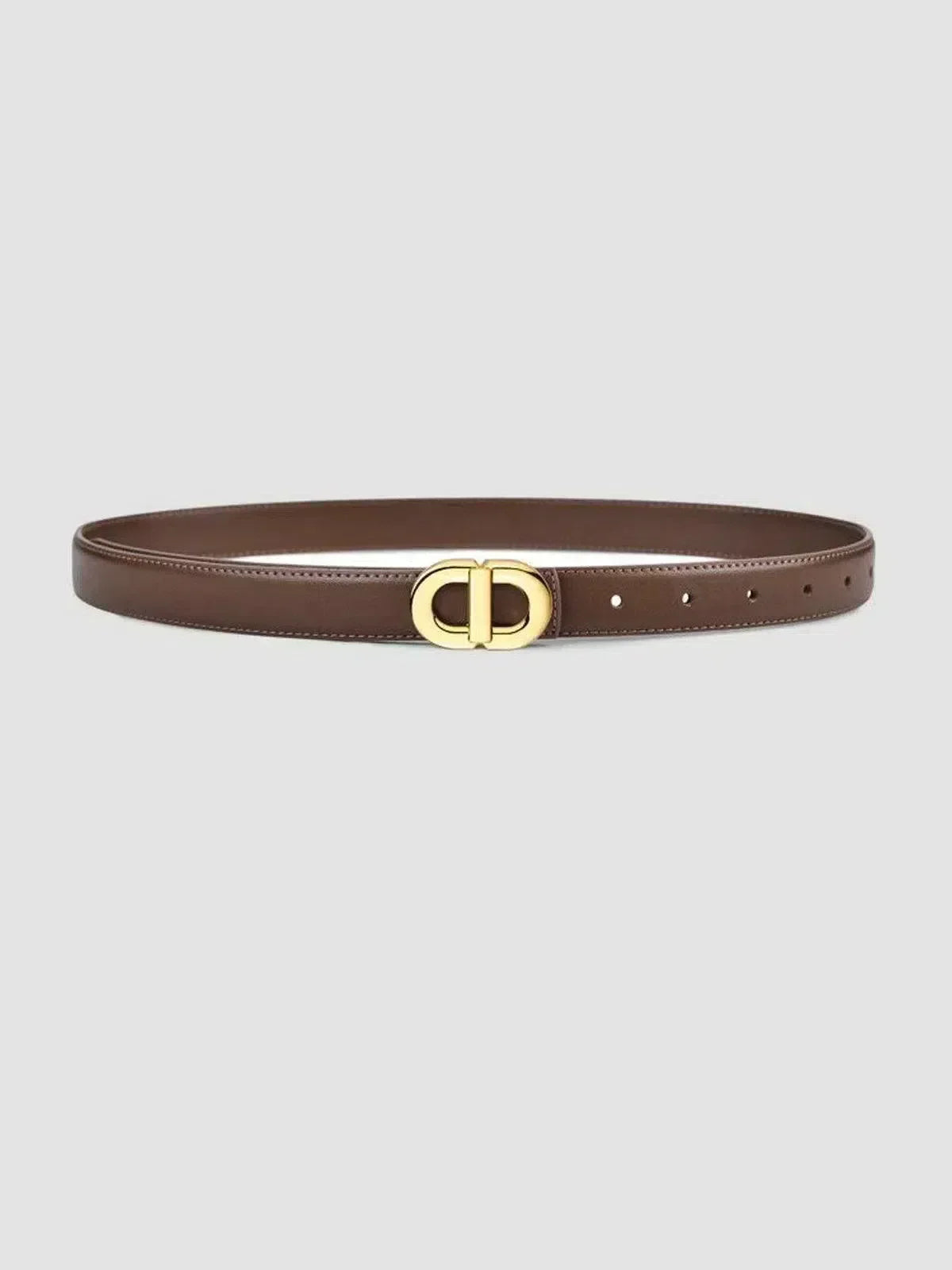 Cosmora – Polished buckle – Belt-10174652154183-Ivory Ombre