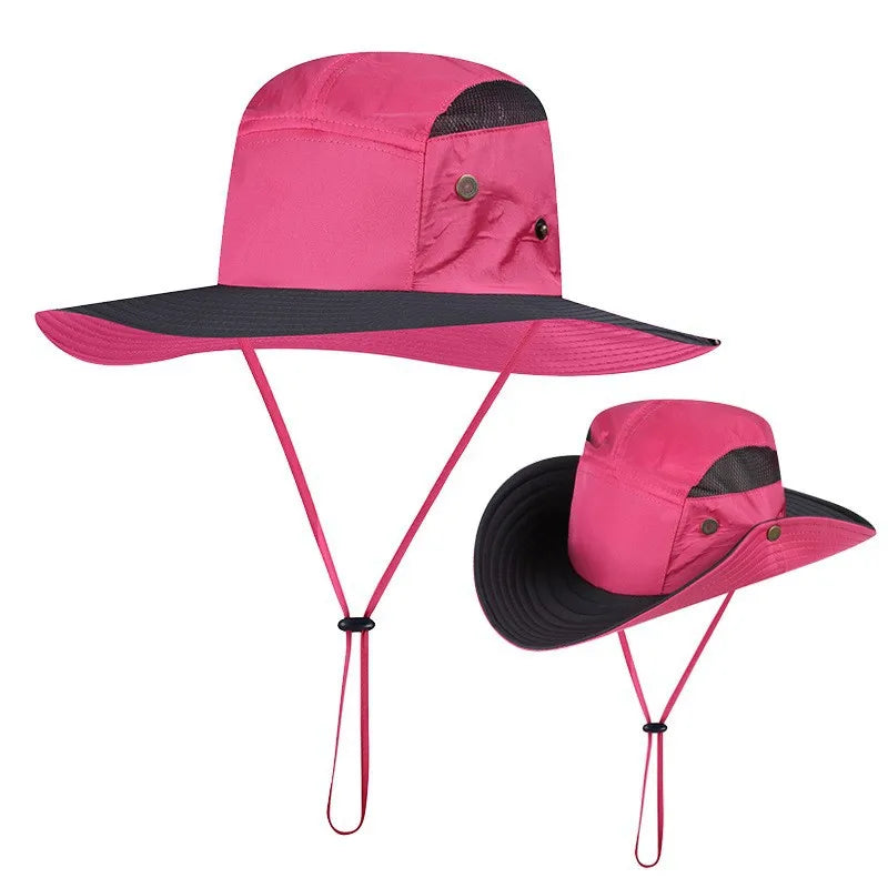 Darian – Embroidered band – Safari fishermans hat-10174850892103-Ivory Ombre