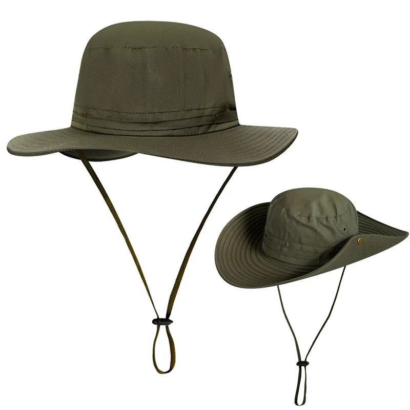Darian – Embroidered band – Safari fishermans hat-10174850892103-Ivory Ombre