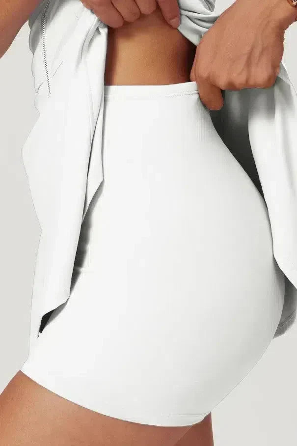 Delphine – Built-in shorts – Active mini dress-10174780047687-Ivory Ombre
