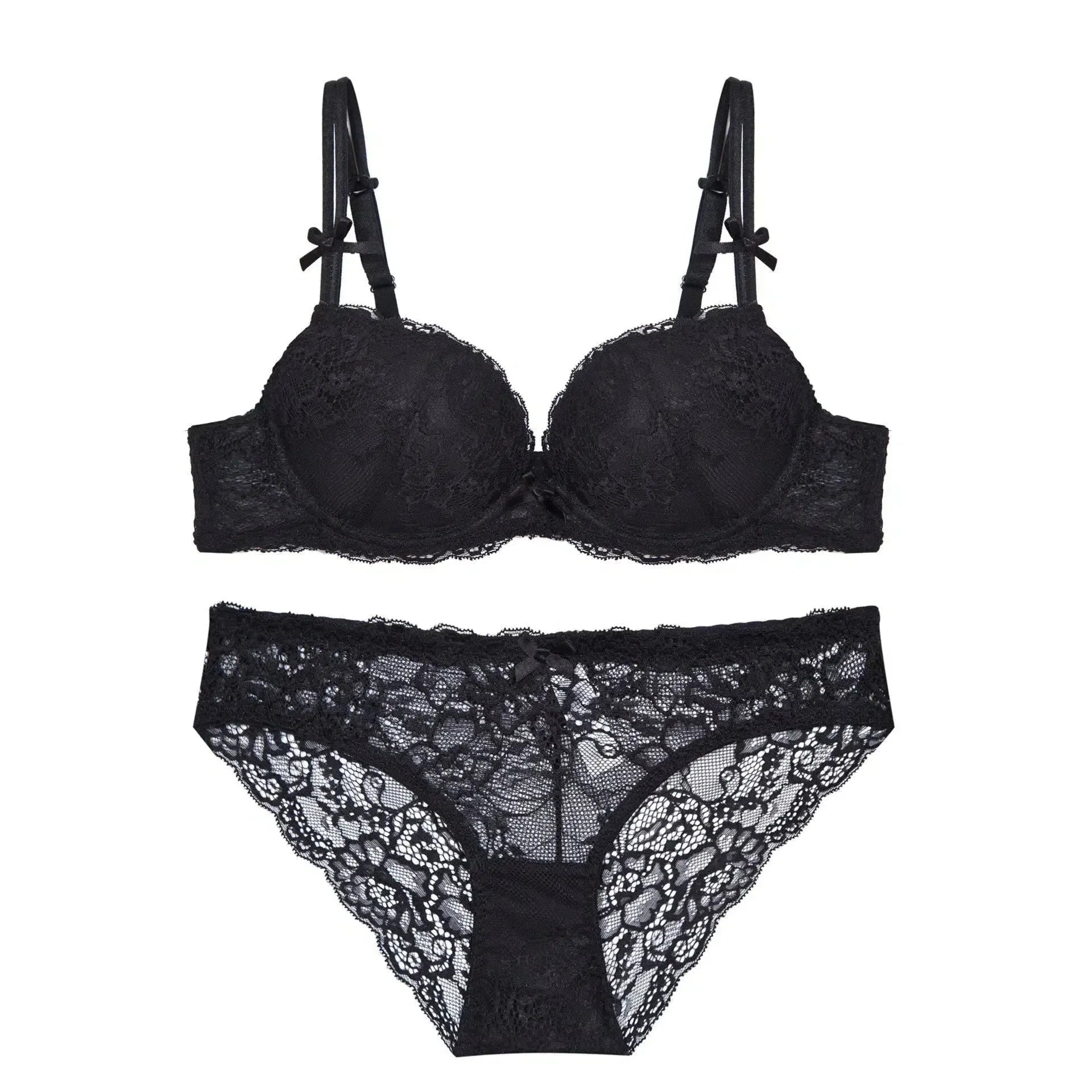 Dolores – Lace padded – Lingerie set-10174861312327-Ivory Ombre