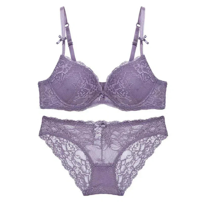Dolores – Lace padded – Lingerie set-10174861312327-Ivory Ombre
