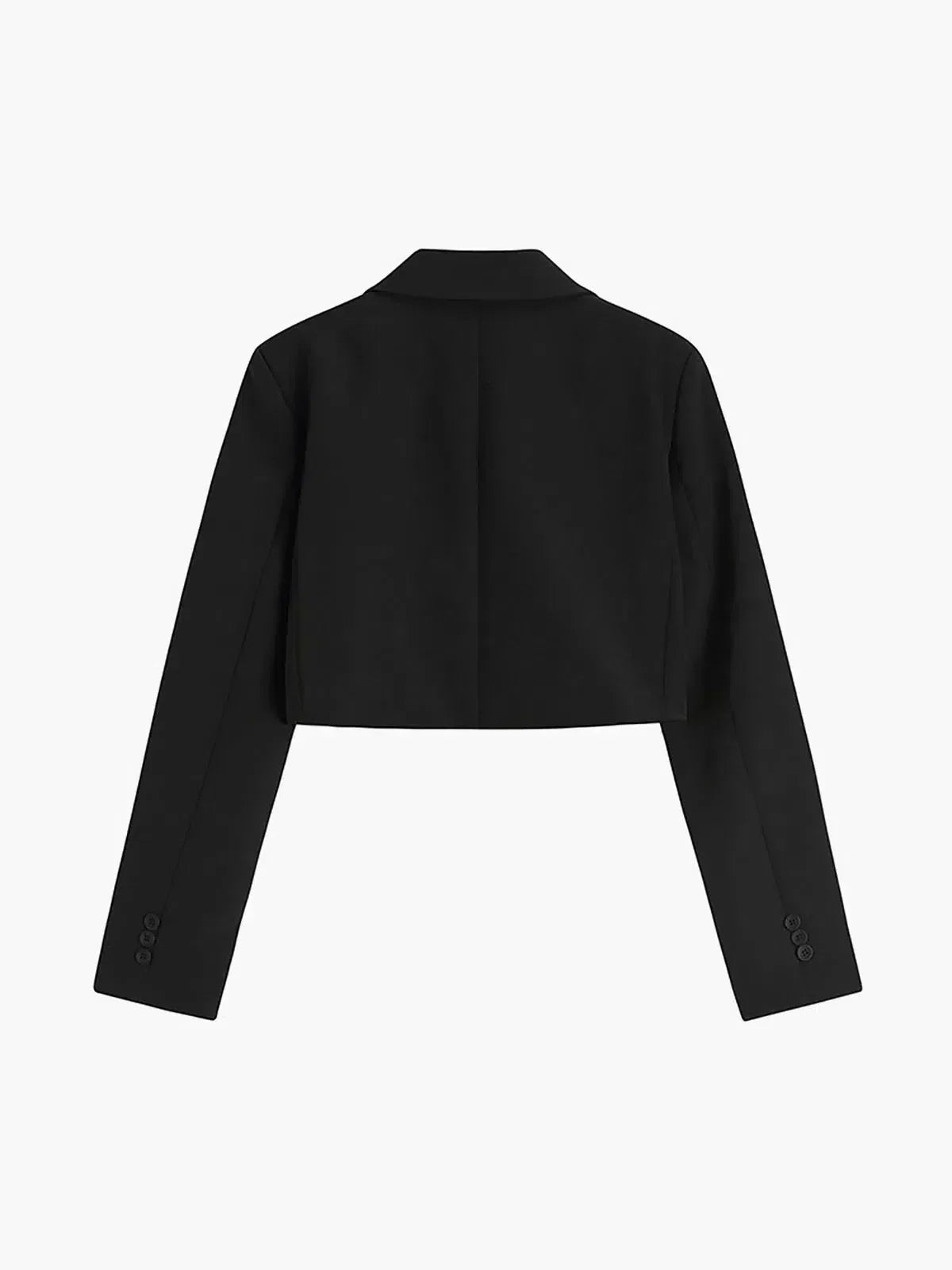 Domina – Chic cropped silhouette – Blazer-10174773788999-Ivory Ombre