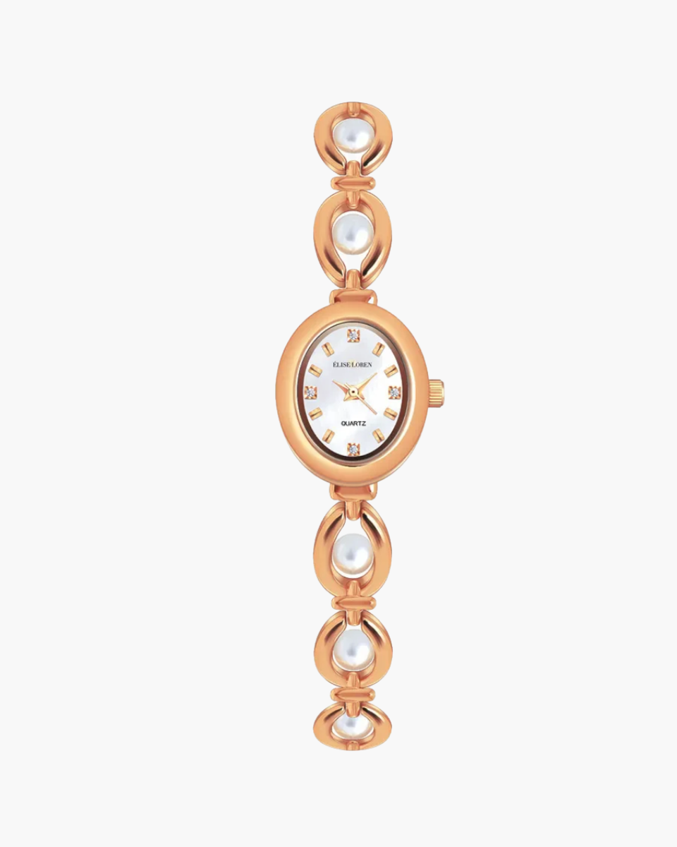 Elara Pearl – Timeless pearl elegance – Bracelet watch-10173356015943-Ivory Ombre