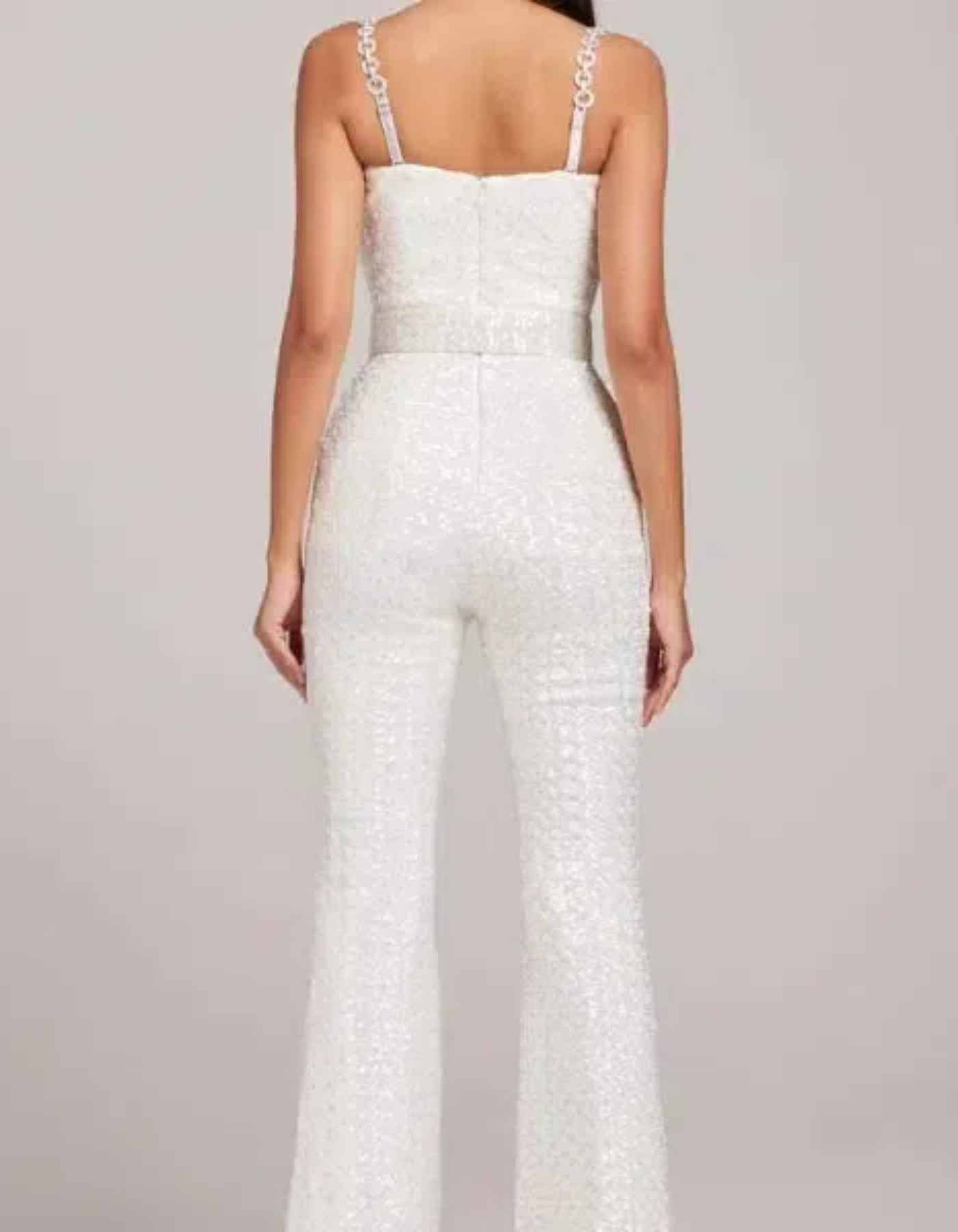 Eléa – Corseted structure – Elegant jumpsuit-10174842306887-Ivory Ombre