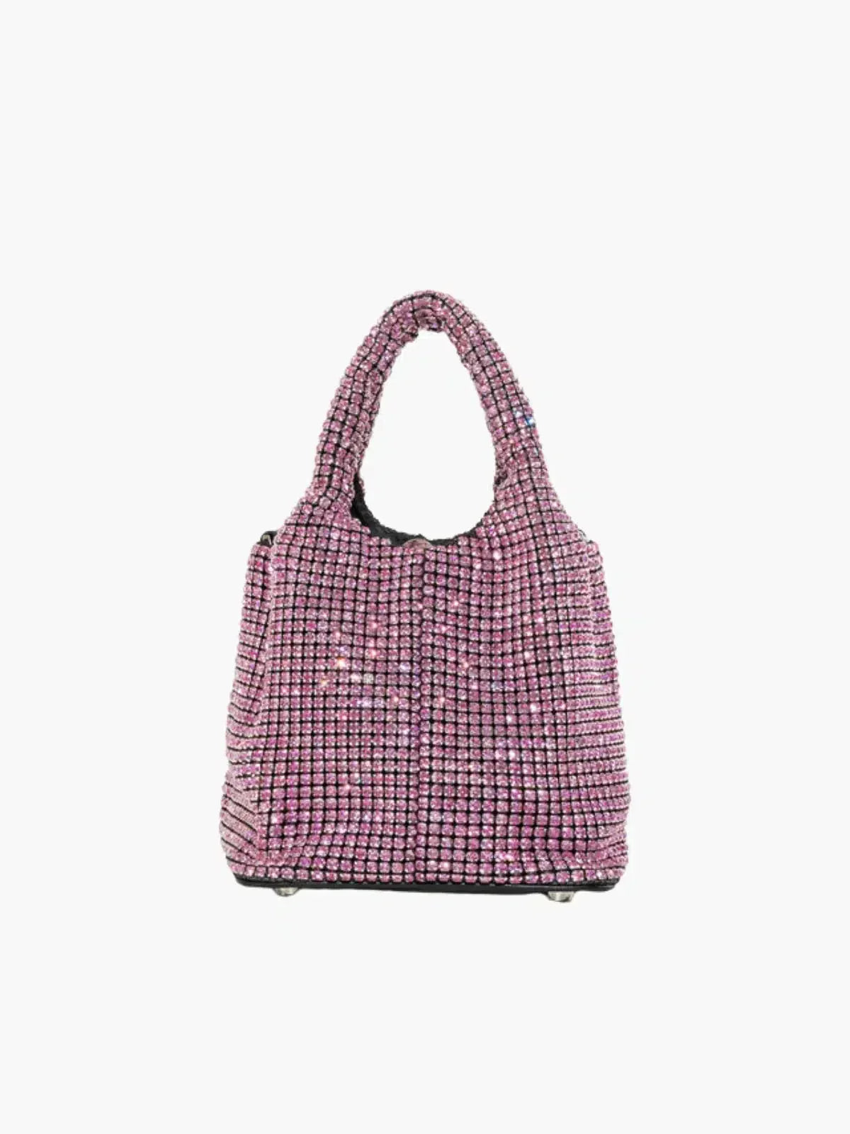 Eloise – Rhinestone embellishments – Mini bucket bag-10174665556295-Ivory Ombre