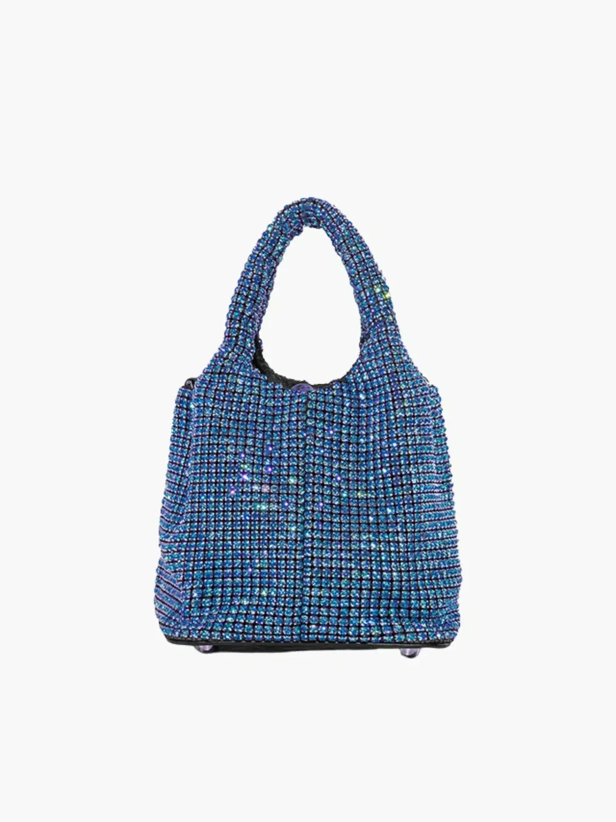 Eloise – Rhinestone embellishments – Mini bucket bag-10174665556295-Ivory Ombre