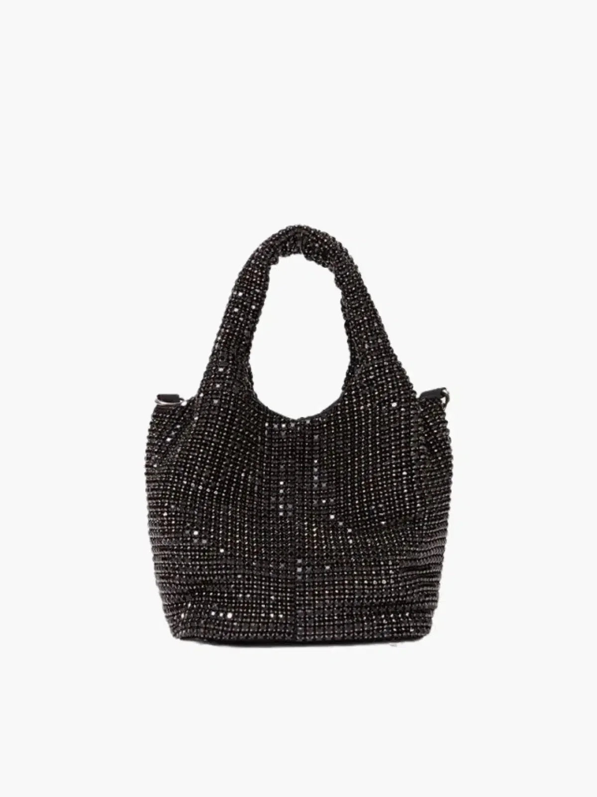 Eloise – Rhinestone embellishments – Mini bucket bag-10174665556295-Ivory Ombre