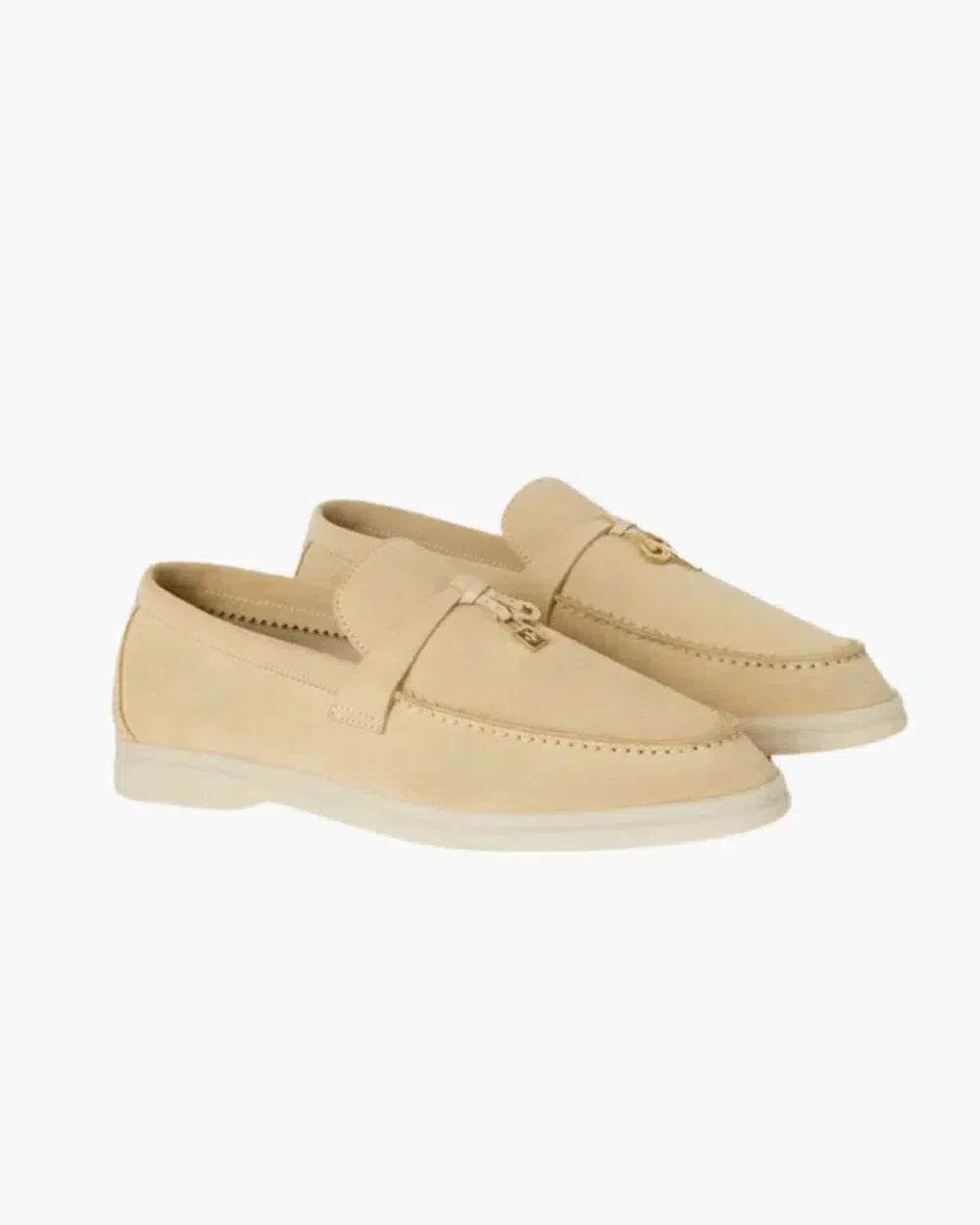 Firenze – Gold accents – Walking loafers-10174769529159-Ivory Ombre