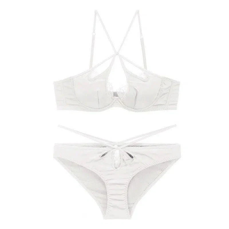 Florana – Lace halter – Lingerie set-10174861869383-Ivory Ombre