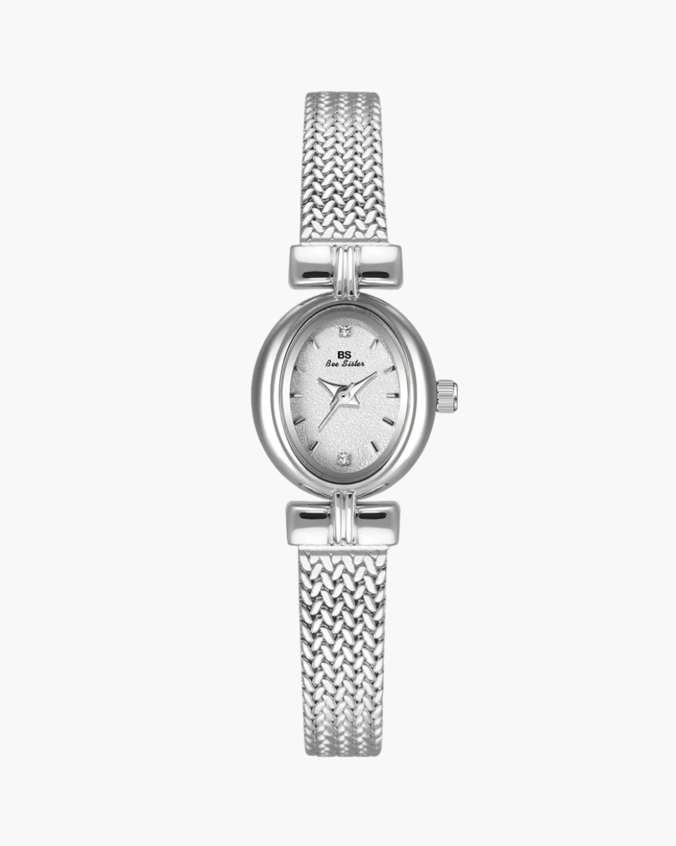 Gigi – Gold-plated mesh band – Vintage watch-10173356441927-Ivory Ombre