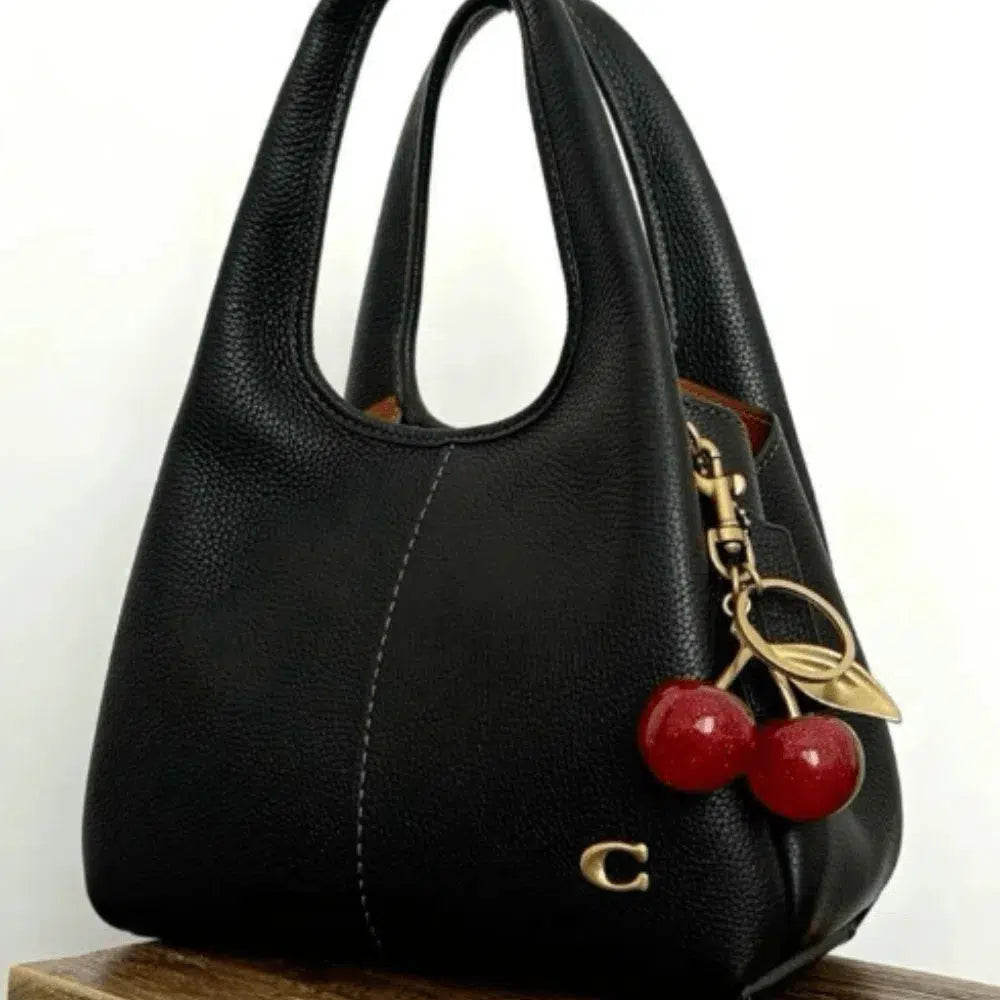 Hard Cherry – Bold design – Bag charm-10174667751751-Ivory Ombre
