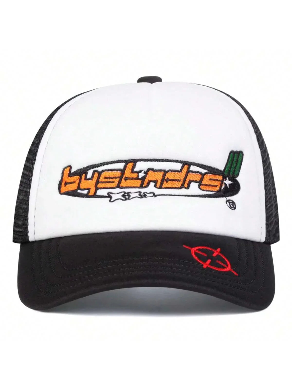 Hybrento – Retro tech – Mesh trucker cap-10174850335047-Ivory Ombre