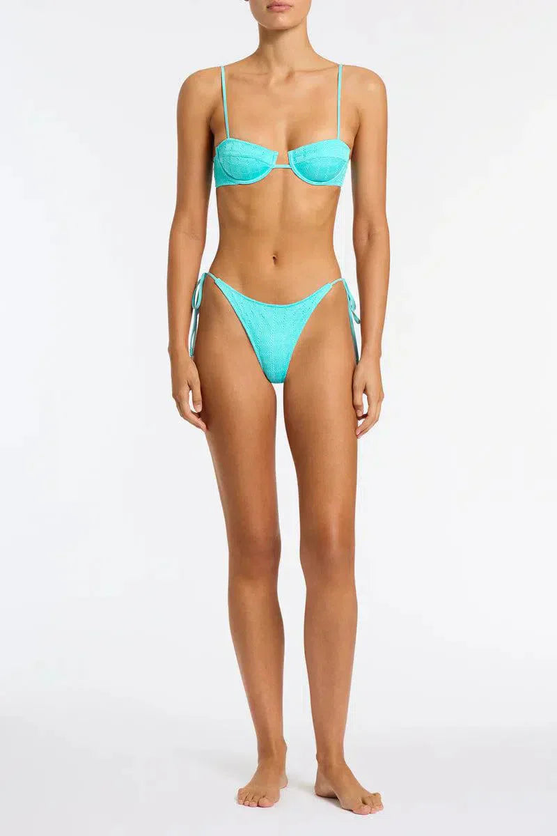 Ilona – Self-tie bottoms – Java-inspired textured bikini set-10174717788487-Ivory Ombre