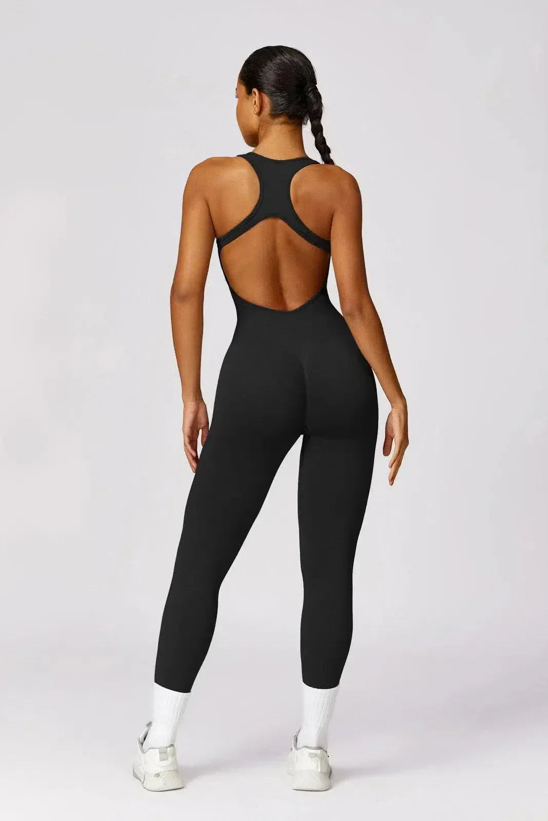 Imara – Built-in bra – All-day gym jumpsuit-10174779294023-Ivory Ombre