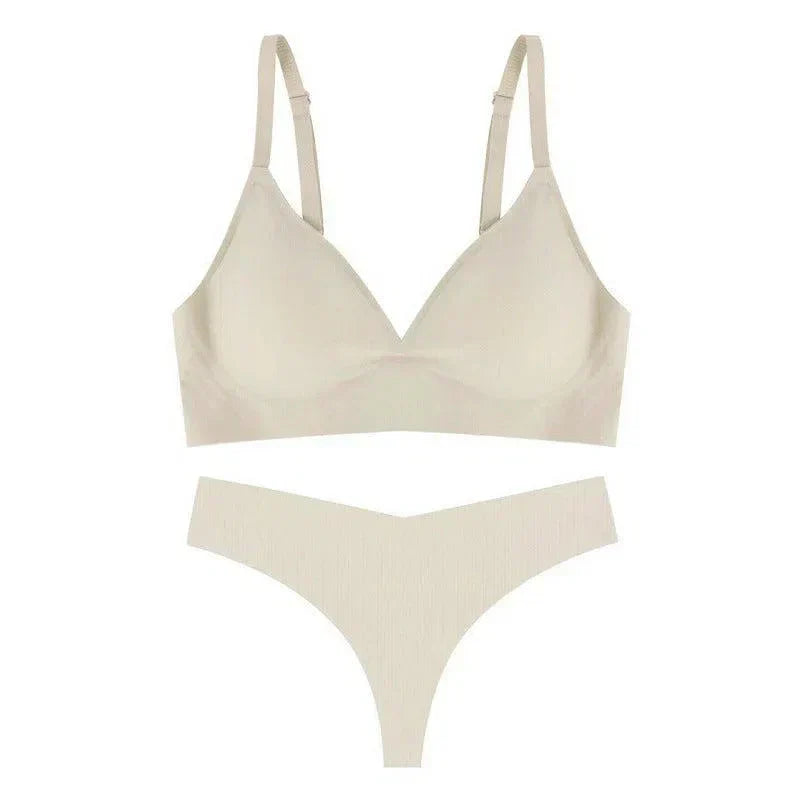 Isalyn – Seamless lightweight – Lingerie set-10174861836615-Ivory Ombre