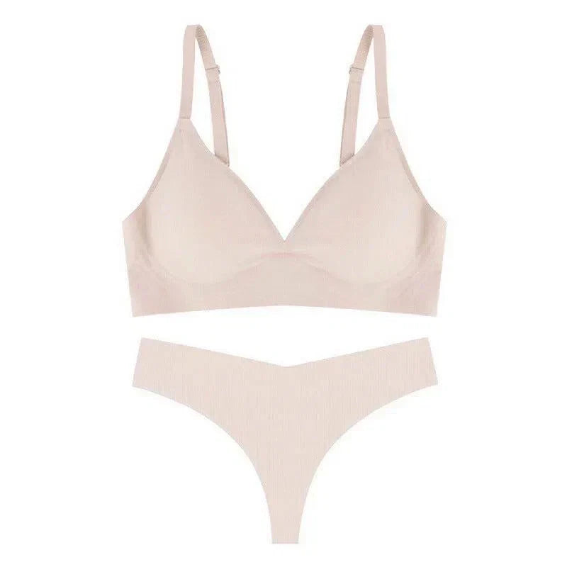 Isalyn – Seamless lightweight – Lingerie set-10174861836615-Ivory Ombre