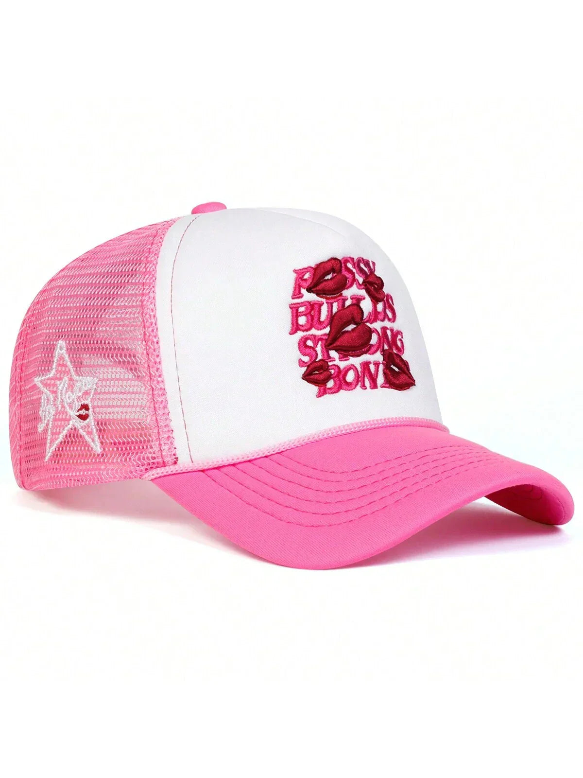 Kissorra – Sassy statement – Trucker cap-10174850302279-Ivory Ombre